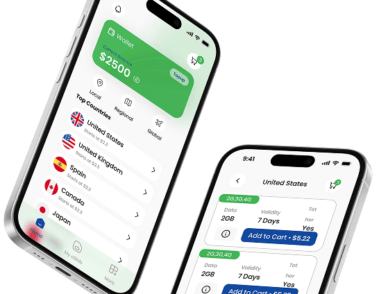 Mobile app on phones